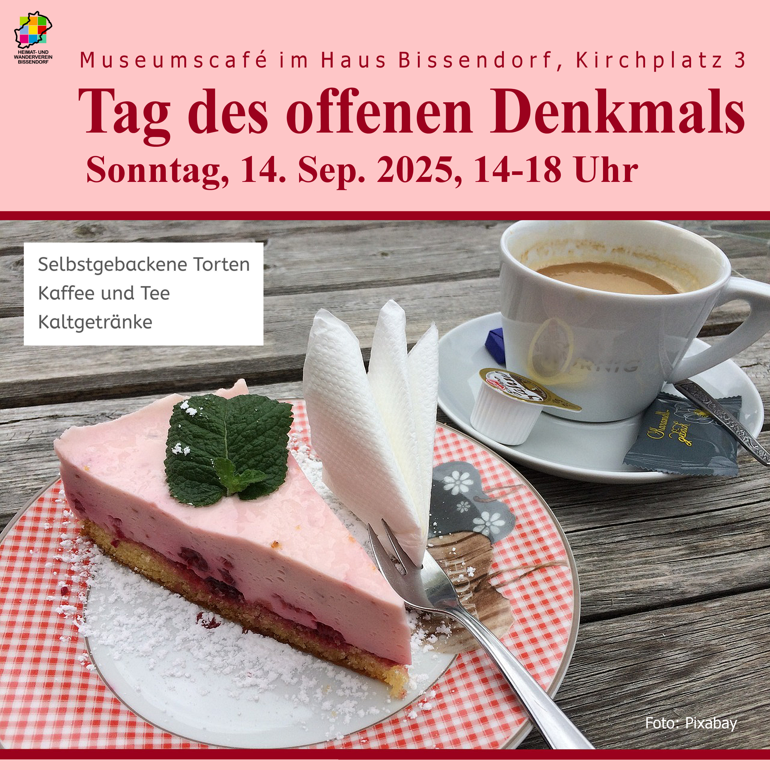 Anzeige: Café am Tag des offenen Denkmals